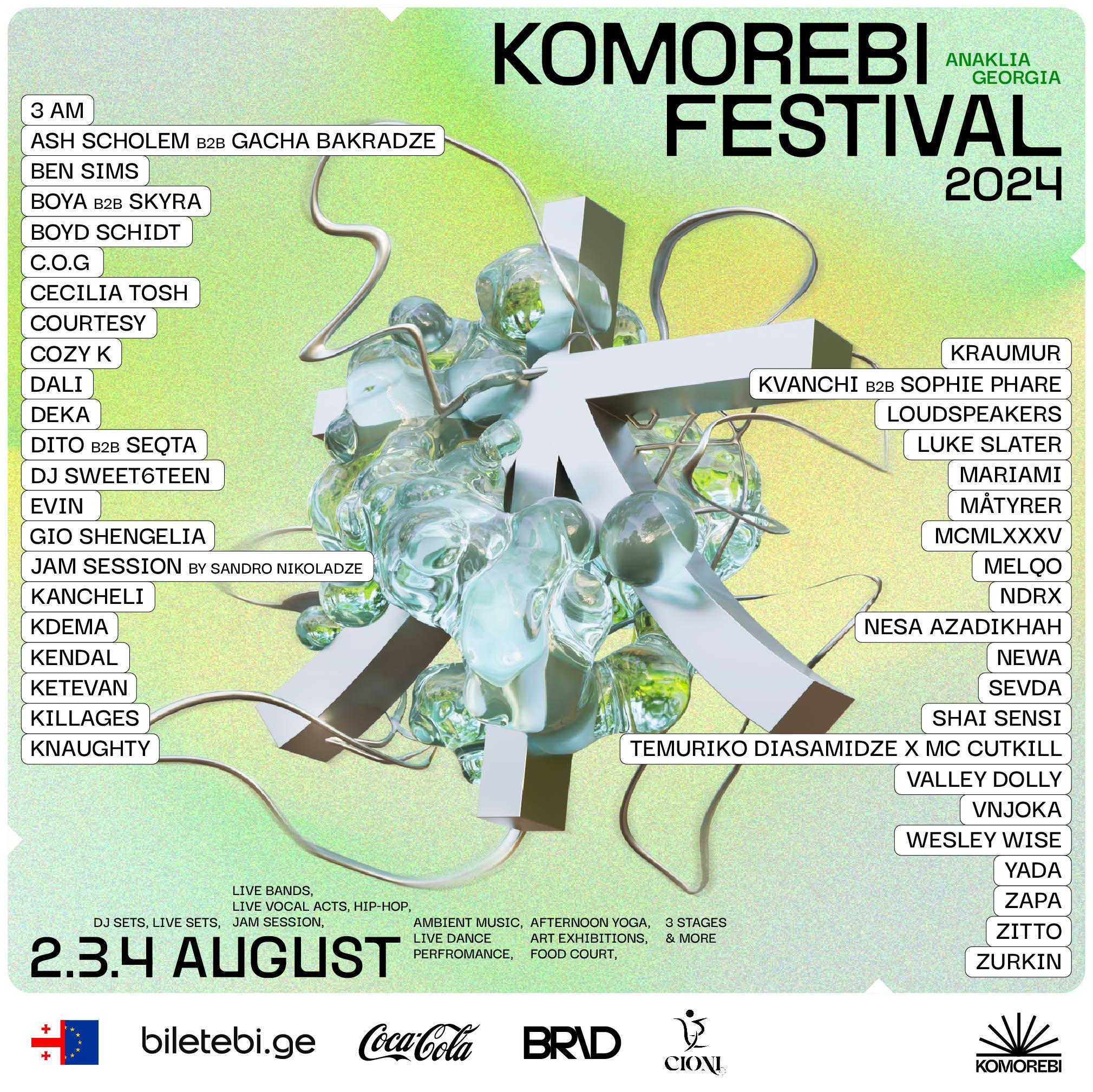 Komorebi Festival 2024 poster