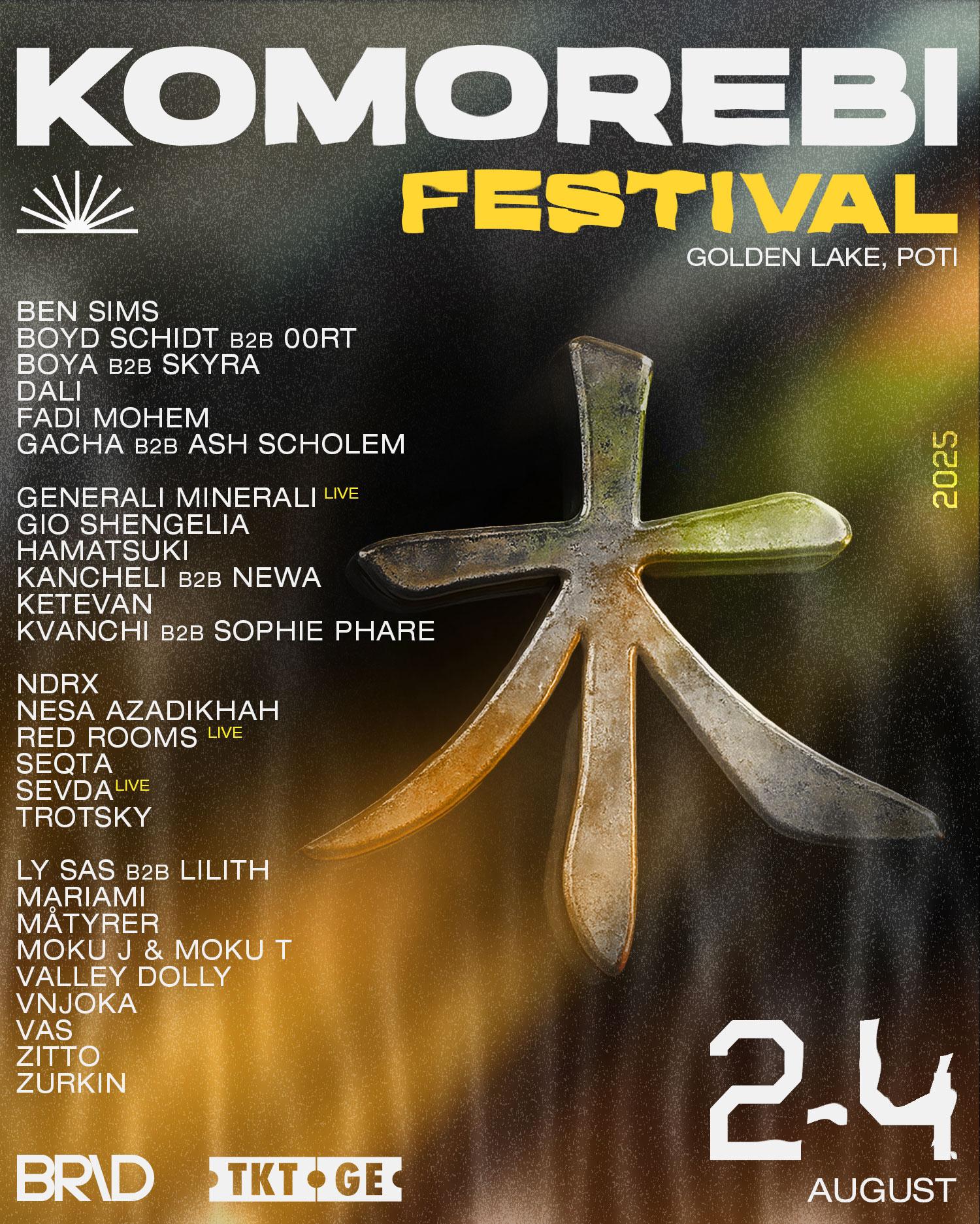Komorebi Festival 2025 poster