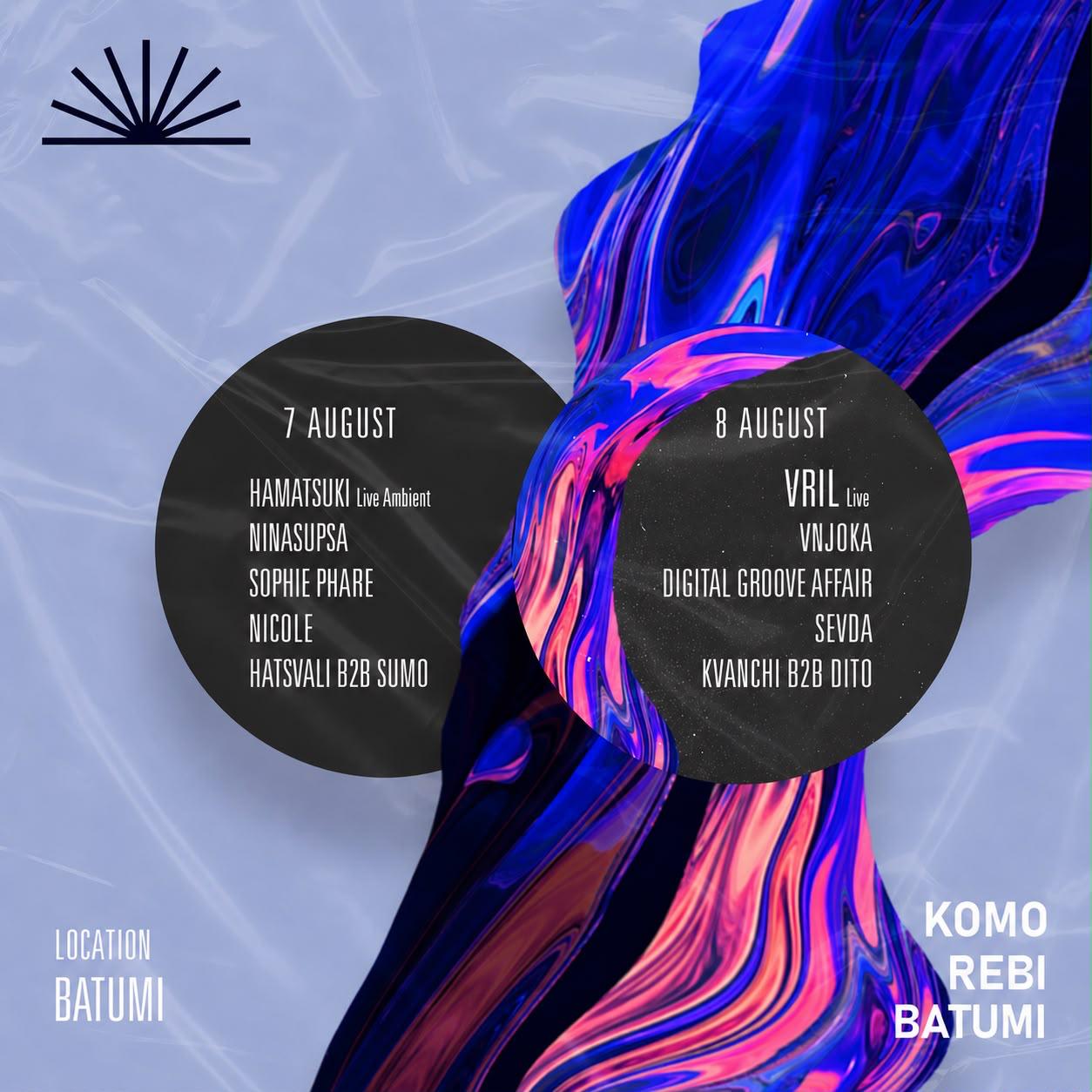 Komorebi Festival 2022 poster